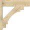 Ekena Millwork Merced Block Rough Sawn Outlooker, Douglas Fir, 8"W x 30"D x 30"H OUT08X30X30MRC05RDF - alternate 2
